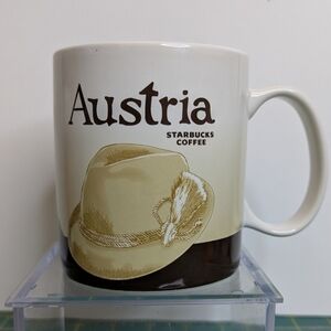 Starbucks Austria 2014 Coffee Mug, Brown Global Icon Series Alpine Hat